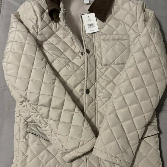 Crown & Ivy Kids (M) Stone Soho Coat - Picture 2 of 5